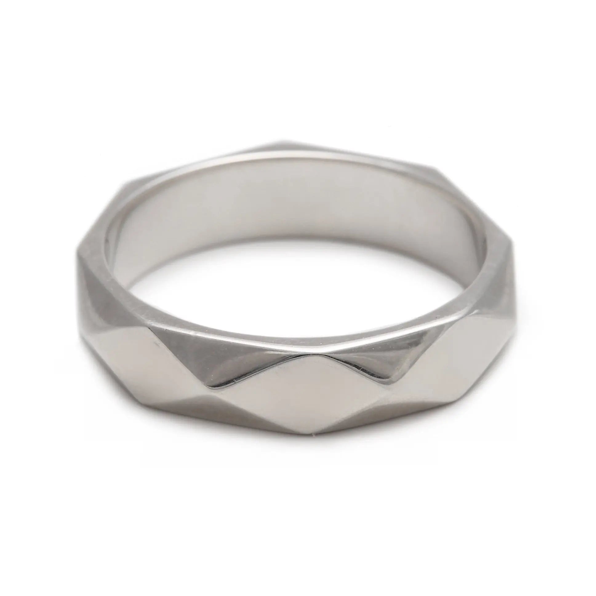 Facet Ring Silver - Kelly Jay Jewellery – Kelly Jay Jewellery