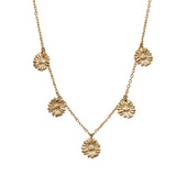 The Posy Flower Necklace (Yellow Gold)