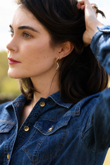 Mini Kudu Horn Earrings