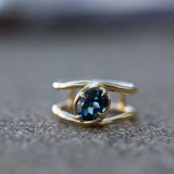 Topaz Twist Ring