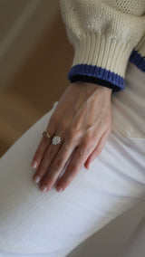 Oval Diamond Ring