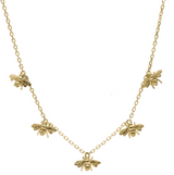 Kufara Bee Necklace Gold