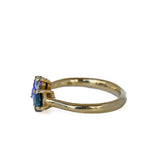 Tanzanite, Topaz, Diamond Cluster