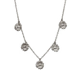 The Posy Flower Necklace (Silver)
