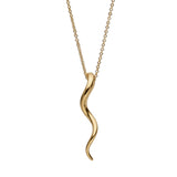 Kudu Horn Necklace (Yellow Gold)™