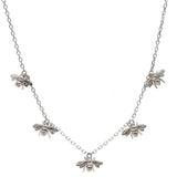 Kufara Bee Necklace Silver