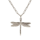 The Dragonfly Necklace (Silver)
