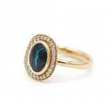 The Boulder Opal Ring