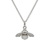 Bumble Bee Necklace Silver Kelly Jay Jewellery