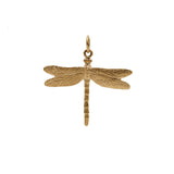 The Dragonfly Necklace (Yellow Gold) Kelly Jay Jewellery