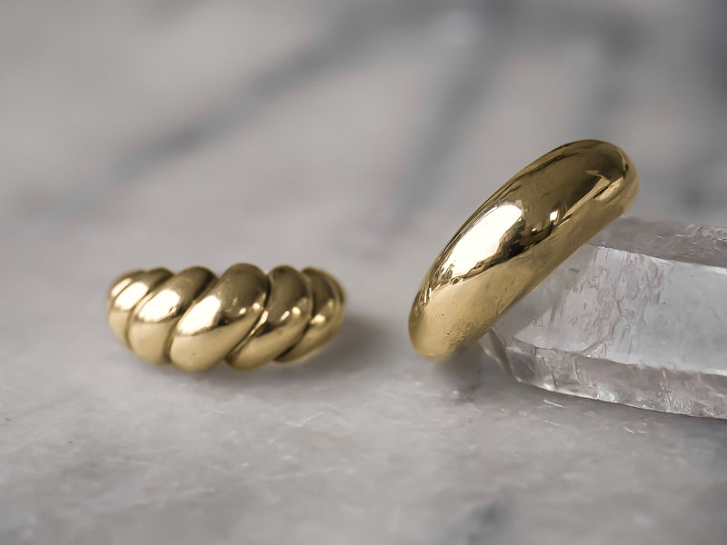 Croissant Ring (Yellow Gold)