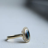 Opal Ring with diamonds