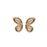 Diamond Butterfly Studs