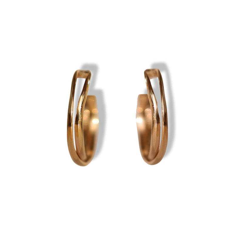 Spiral Hoops (9ct Gold)