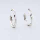 Spiral Hoops (Silver)