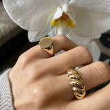Croissant Ring (Yellow Gold)