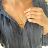Bumble Bee Necklace Gold