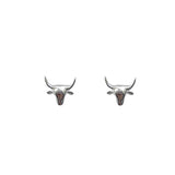Nguni Bull Earrings (Silver)