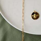 Paper Clip Chain (Yellow Gold)