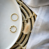 Rock Yellow Gold Ring