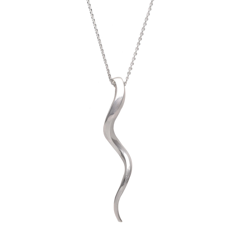 Kudu Horn Necklace (Silver)