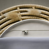 Sterling silver French Bulldog pendant necklace with 50cm adjustable chain, made to order