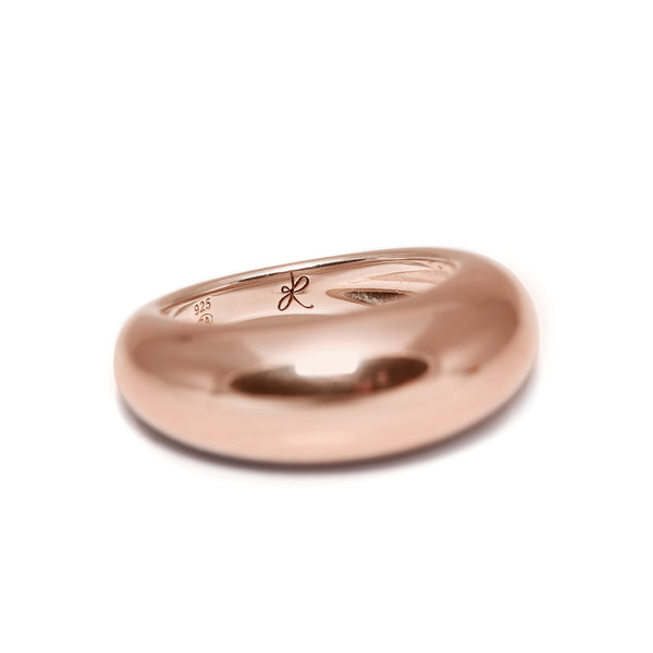 Domed Ring (Rose Gold)