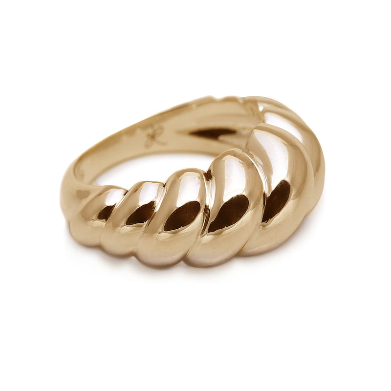Croissant Ring (Yellow Gold)