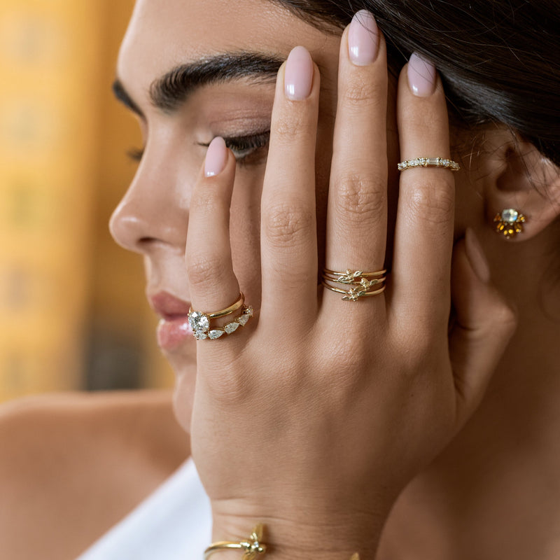 Sunshine Cluster Earrings