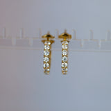 Moissanite Hoops