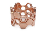 Honeycomb Rose Gold Ring