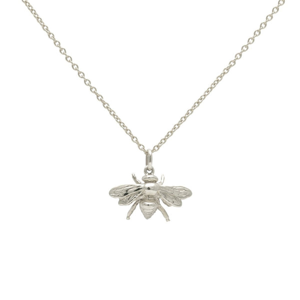 Bee Necklace Silver