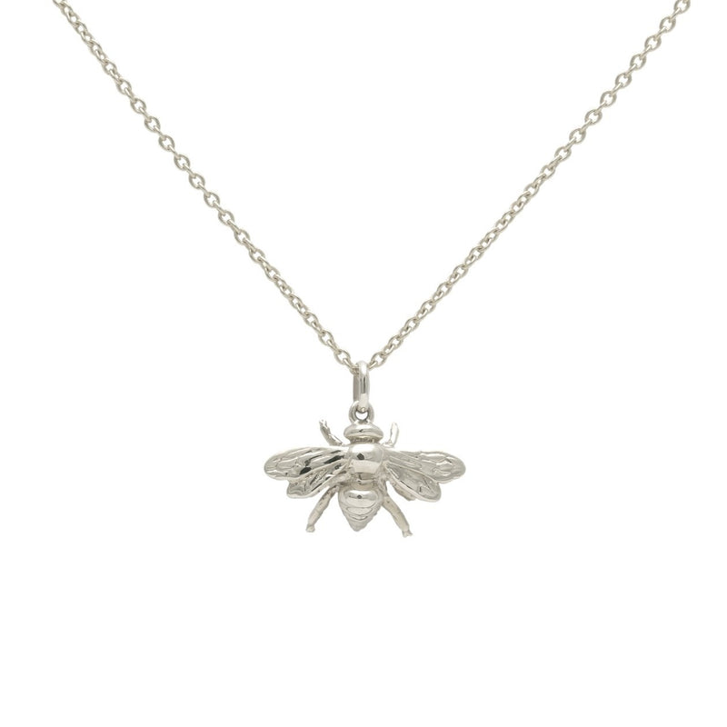 Bee Necklace Silver