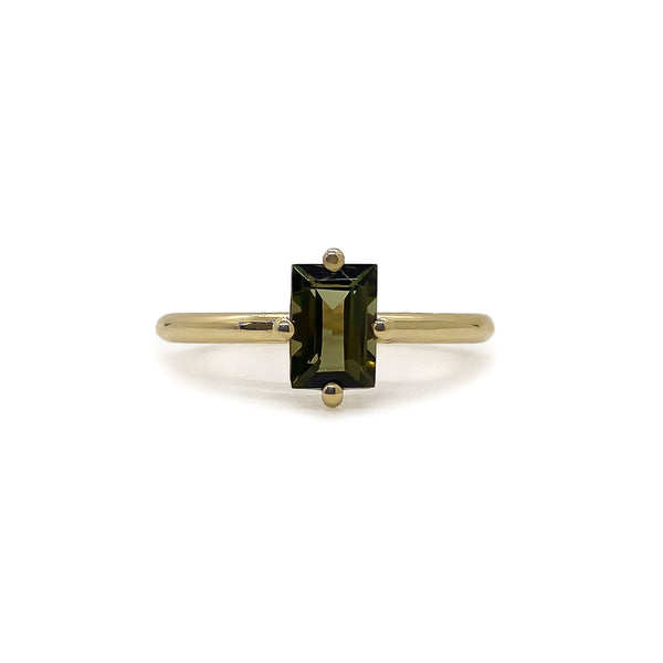 Tourmaline Baguette Ring