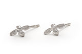 Petite Bee Studs Silver