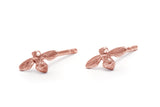 Petite Bee Studs Rose Gold
