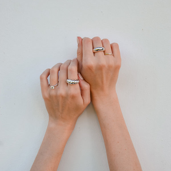 Croissant Ring (Silver)