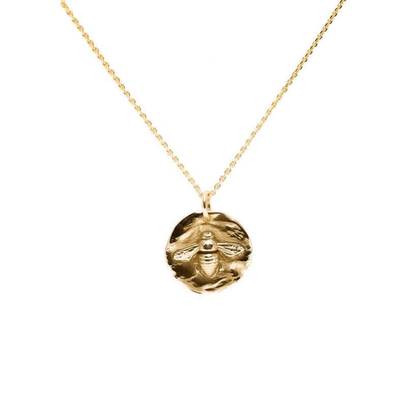 Gold bee coin