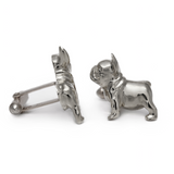 French Bulldog Cufflinks (Silver)