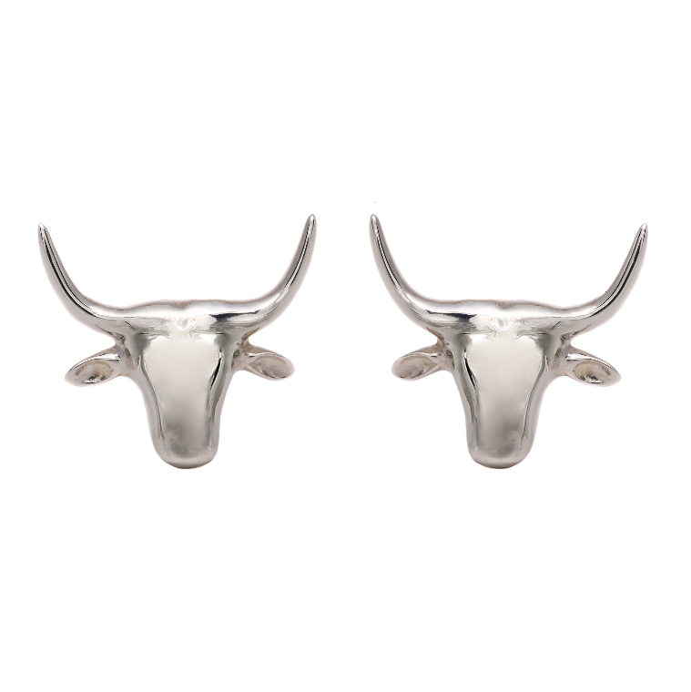 Nguni Bull Cufflinks (Silver)