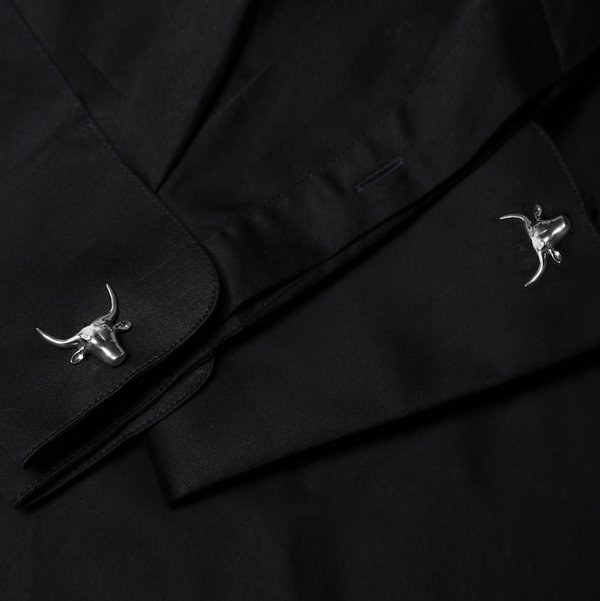 Nguni Bull Cufflinks (Silver)