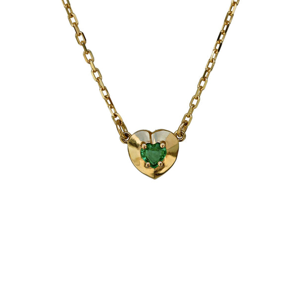 Emerald Heart Pendant