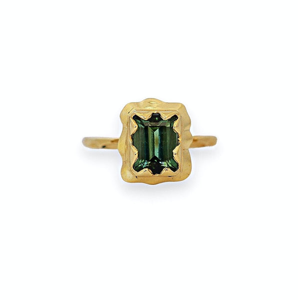 Green Tribal Ring