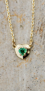 Emerald Heart Pendant