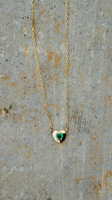 Emerald Heart Pendant