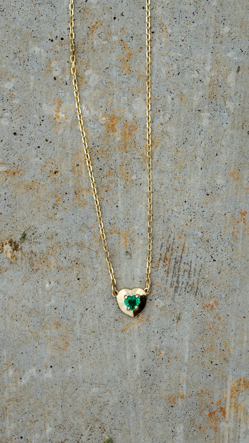 Emerald Heart Pendant