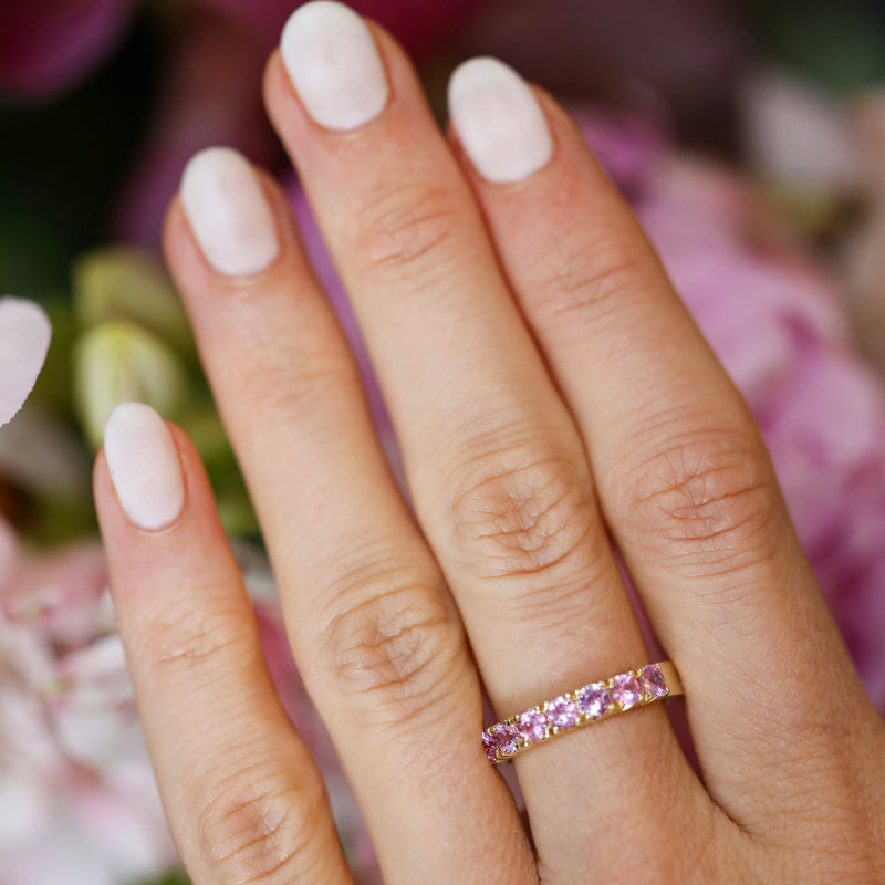 Pretty In Pink Eternity Ring