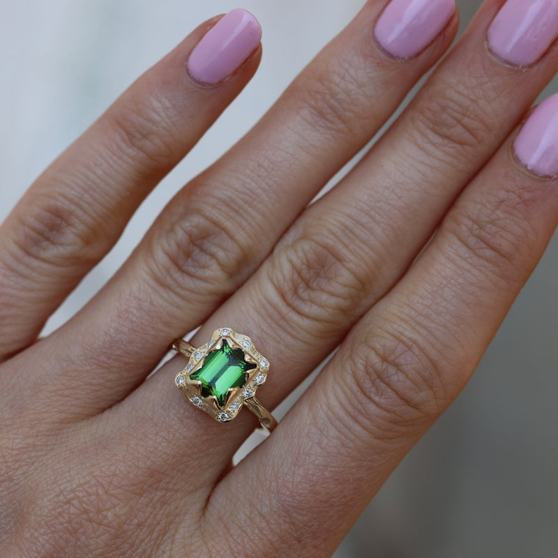 Green Constellation Ring