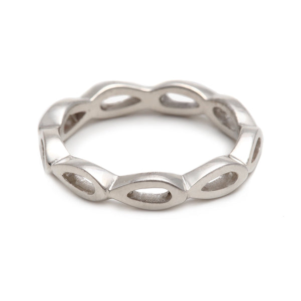 Petal Silver Ring