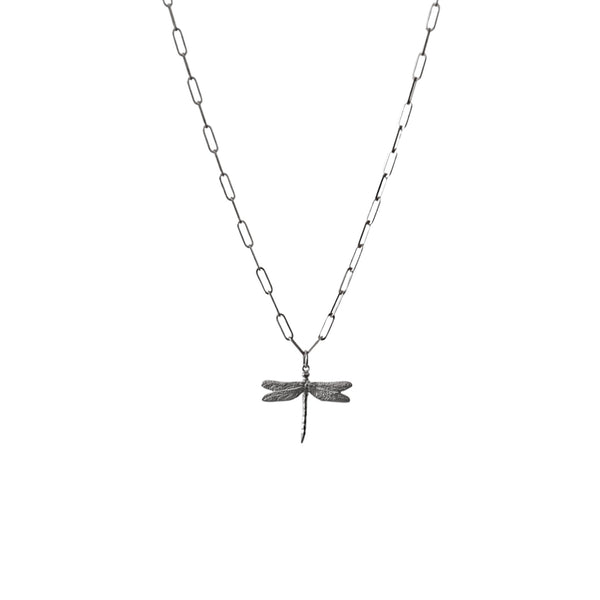 The Dragonfly Necklace (Solid Silver)